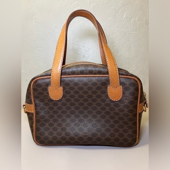 Vintage Celine Macadam Pattern Handbag. - Picture 3 of 15